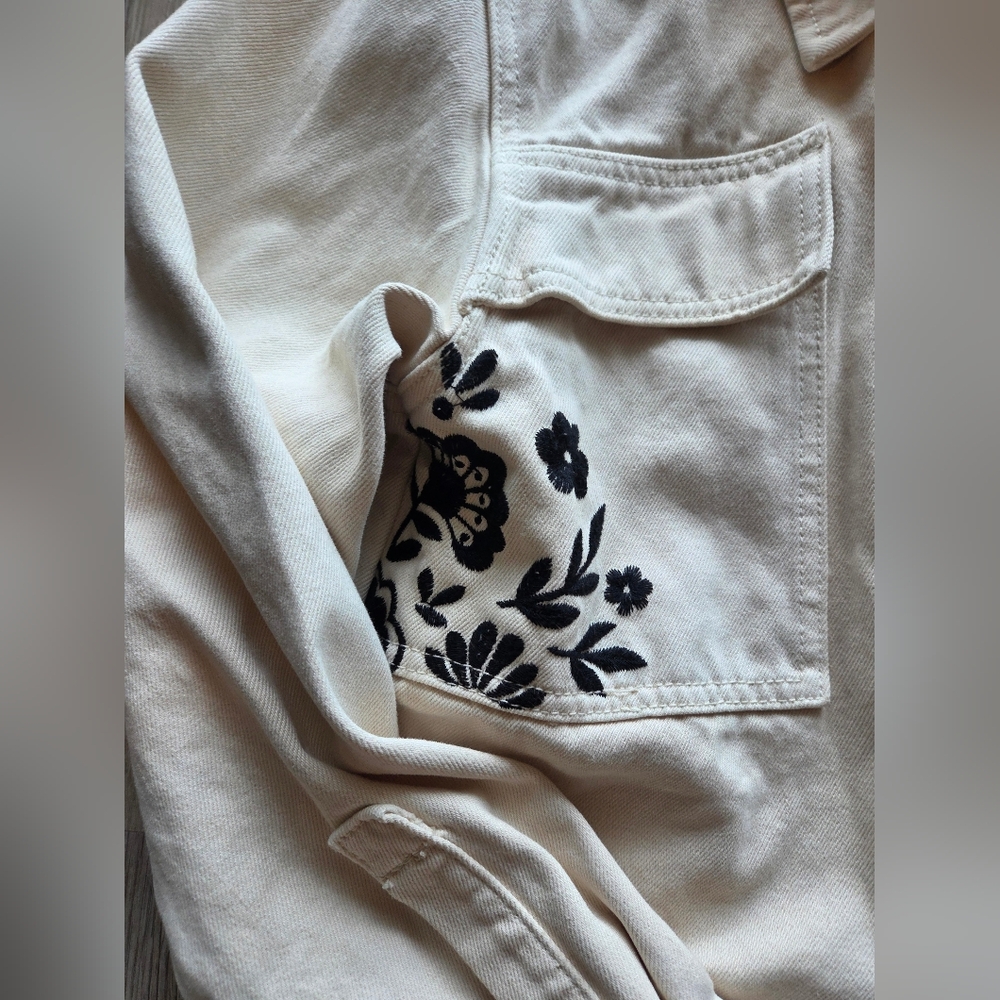 Driftwood Shacket X Nordic Jacket In Creme NWT Size Medium - Picture 4 of 9